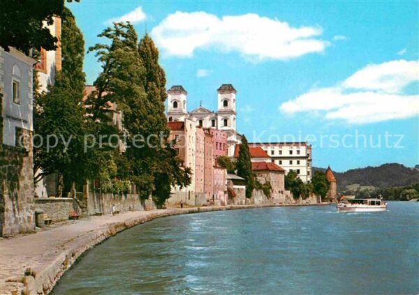 Passau Dreiflüssestadt Innpartie