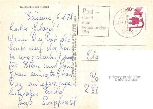 Buesum Nordseebad Fliegeraufnahme – Bild 2