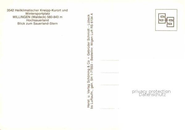 Willingen Sauerland Fliegeraufnahme Sauerland-Stern Kurgebi – Bild 2