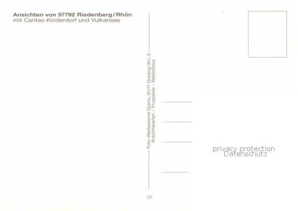 Riedenberg Rhoen mit Caritas Kinderdorf und Vulkansee – Bild 2