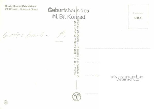 Parzham Weng Bruder Konrad Geburtshaus – Bild 2