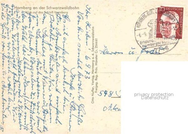 Hornberg Schwarzwald Fliegeraufnahme mit Schloß – Bild 2