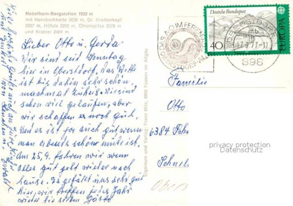 Nebelhorn Bergstation mit Hornbachkette Krottenko – Bild 2