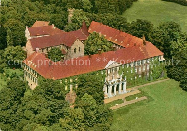 Luenen Fliegeraufnahme Schloß Cappenberg