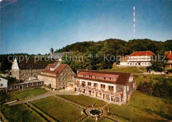 Kloster Kreuzberg Rhön mit Funkturm