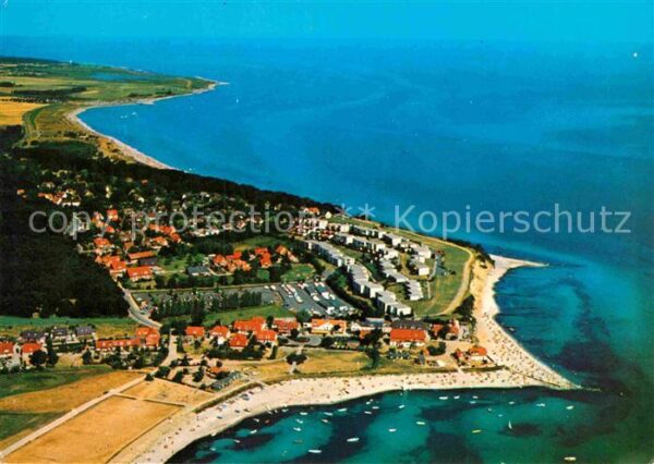 Hohwacht Ostseebad Fliegeraufnahme mit Strand