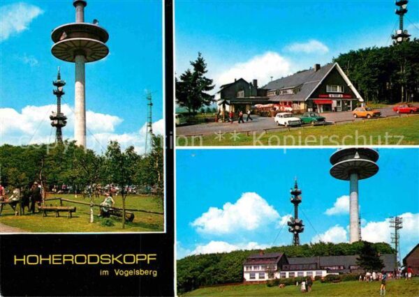 Hoherodskopf Schotten Berggasthof Sendetürme Vogelsb