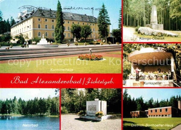 Bad Alexandersbad Kurmittelhaus Königs-Obelisk Dietrich-B