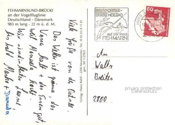 Fehmarnsund Fliegeraufnahme Brücke – Bild 2