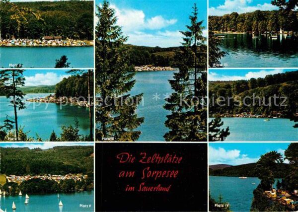 Sorpesee Sauerland Campingplätez Sorpetalsperre