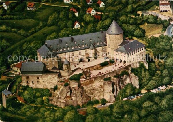 Edersee Schloß Waldeck Fliegeraufnahme