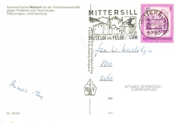 Mittersill Oberpinzgau Fliegeraufnahme Felbertauernstrasse – Bild 2