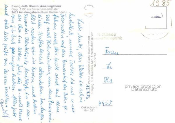 Amelungsborn Fliegeraufnahme Kloster – Bild 2