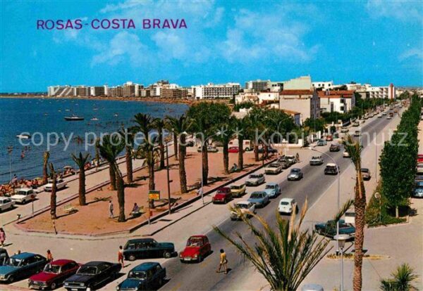Rosas Costa Brava Cataluna Seepromenade