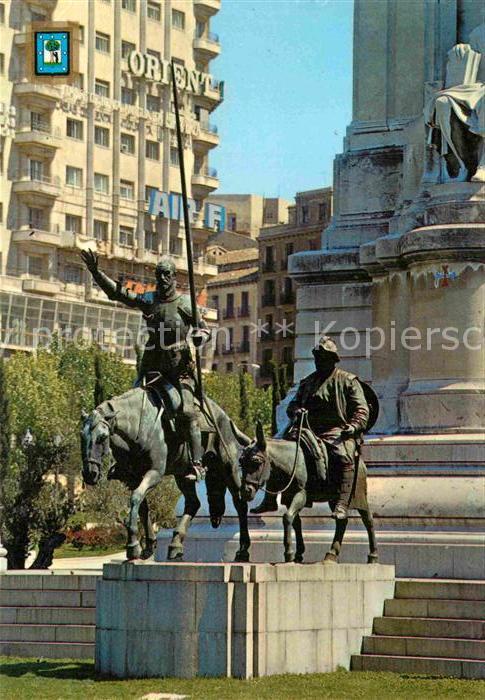 Madrid Spain Monumento a Cervantes