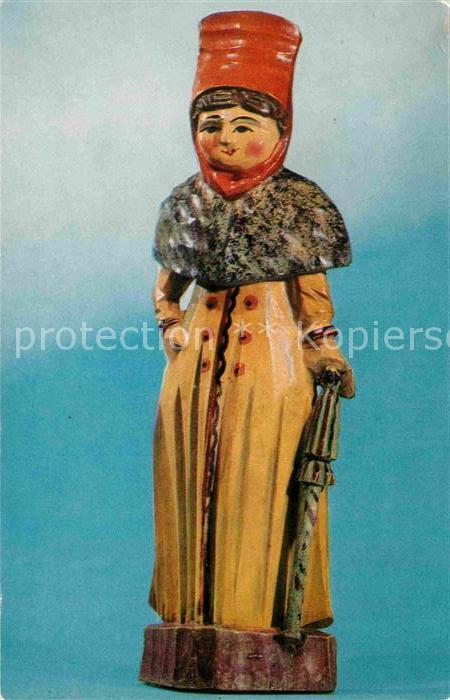 Steinmetz Bildhauer Lady Wooden Doll Zagorsk Russland