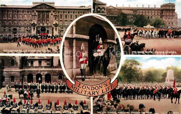 Leibgarde Wache Horse Guard Sentries Whitehall Buckingh