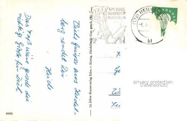 Heidelberg Neckar Heidelberger Fass Gedicht – Bild 2