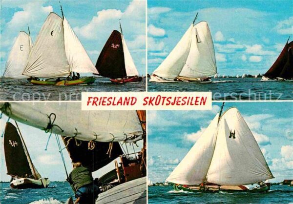 Segelboote Friesland Skutsjesilen