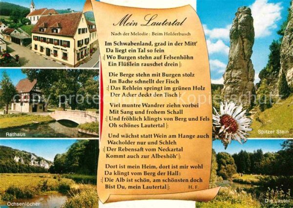 Liederkarte Mein Lautertal Gasthof-Pension Zum Hirs