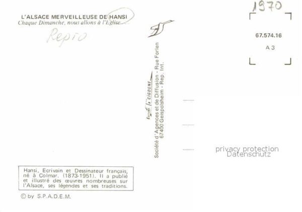 Hansi Chaque Dimanche nous allons a l'Eglise – Bild 2