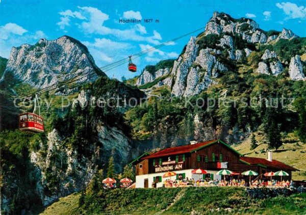Seilbahn Hochfelln Bründlingalm