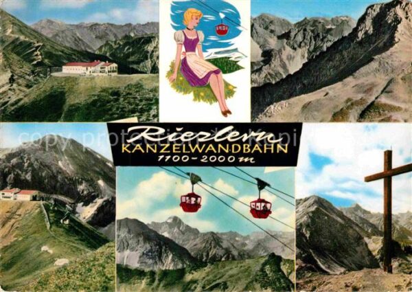 Seilbahn Kanzelwand Riezlern Kleinwalsertal Berg