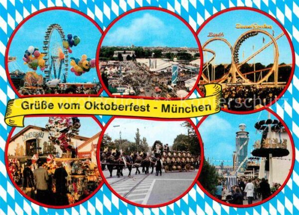 Oktoberfest München Achterbahn Riesenrad