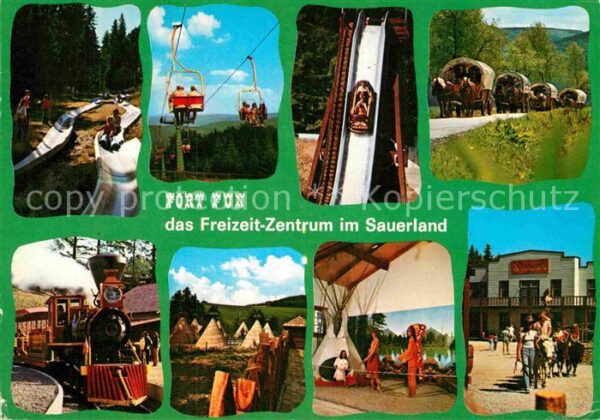 Vergnuegungspark Fort Fun Bestwig Wasserfall