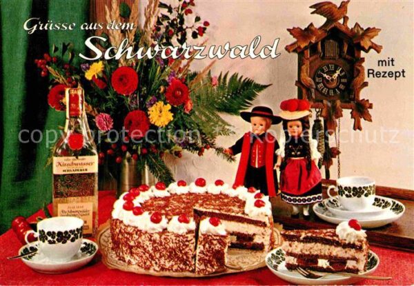 Lebensmittel Schwarzwälder Kirschtorte Rezept Kuckuc