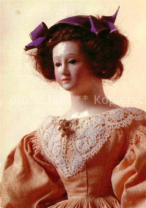 Puppe Doll Poupee Kinderspielzeug Lederbalgpuppe Adele Museum Leipzig