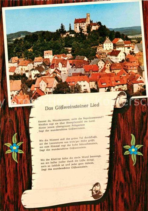 Liederkarte Gössweinstein