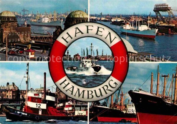 Hafenanlagen Hamburg Schiffe