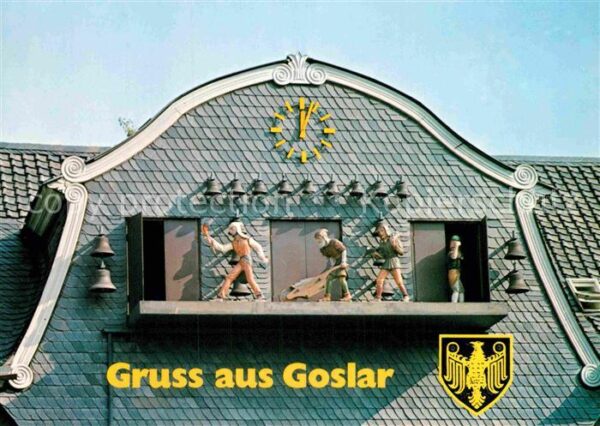 Uhren Glockenspiel Marktplatz Goslar