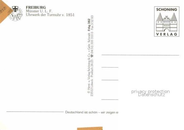 Uhren Uhrwerk Turmuhr Freiburg Münster – Bild 2