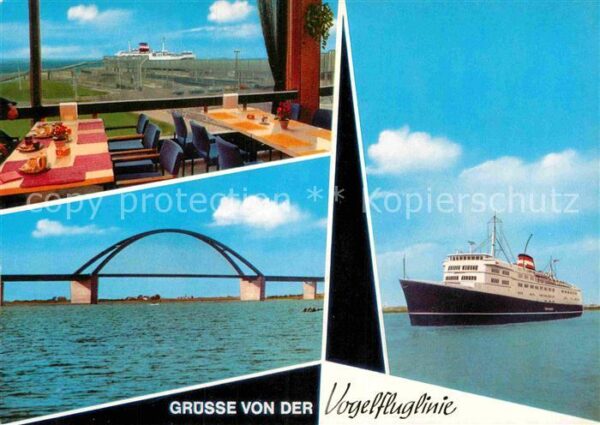 Faehre Ferry Bac Traghetto-- Fährbahnhofsgaststätte Fehmarnsundbrück