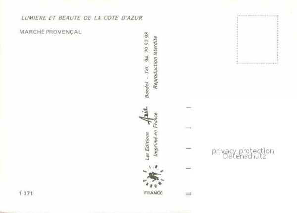 Berufe Markt Marche Provencal Cote d_Azur – Bild 2