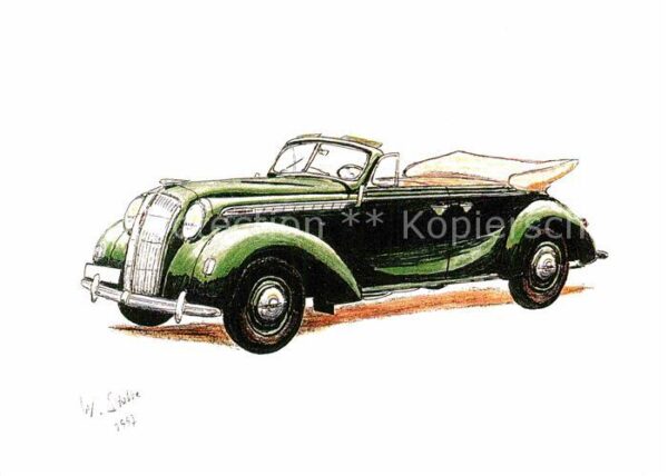 Autos Opel Admiral Cabriolet 1938/39 Künstler