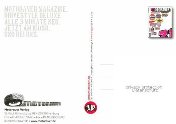 Autos Werbung Motoraver Magazine Hamburg – Bild 2