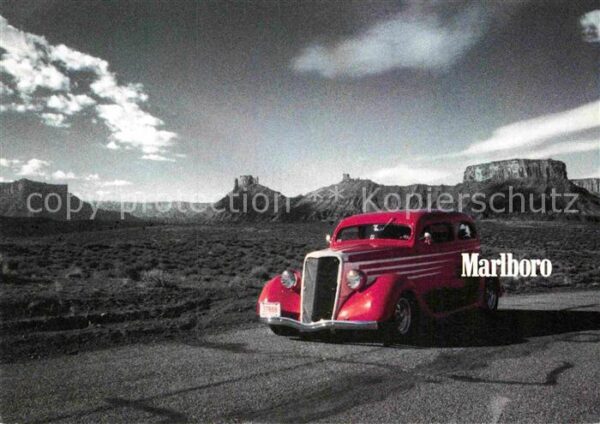 Autos Werbung Zigaretten Marlboro Red