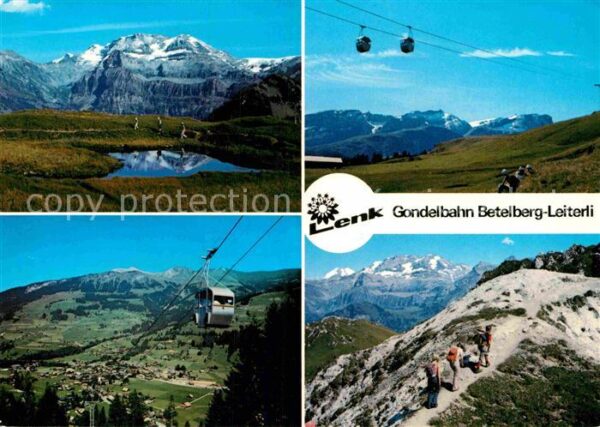 Seilbahn Betelberg-Leiterli Lenk Höhenwanderunge