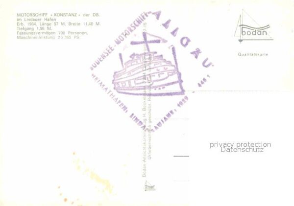 Motorschiffe Konstanz Hafen Lindau Bodensee – Bild 2