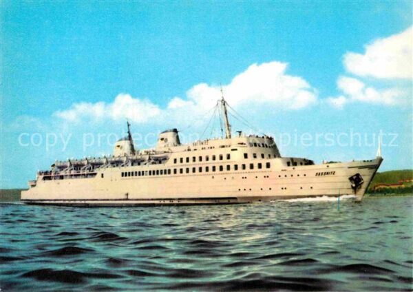 Schiffe Ships Navires Eisenbahnfährschiff MS Sassnitz
