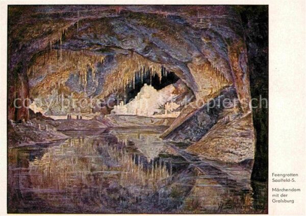 Hoehlen Caves Grottes Feengrotten Saalfeld Märchendom Gralsbu