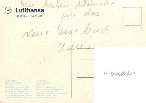 Lufthansa Boeing 737 City Jet – Bild 2