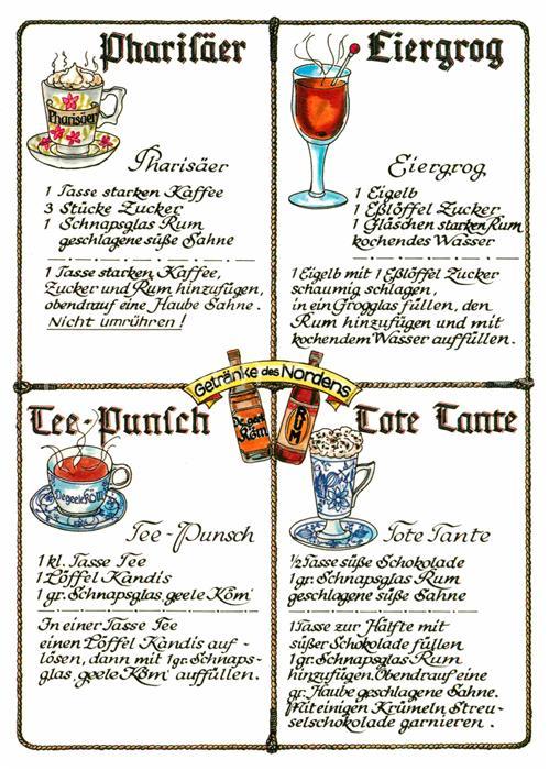 Getraenke Pharisäer Eiergrog Tee-Punsch Tote Tant