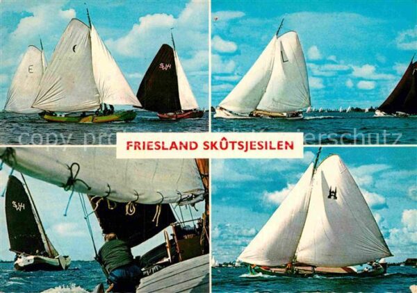Segelboote Friesland Skutsjesilen