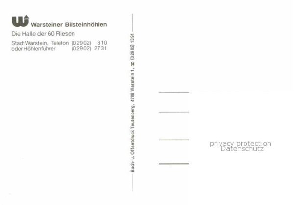 Hoehlen Caves Grottes Warstein Bilsteinhöhlen Halle der 60 Ri – Bild 2
