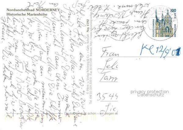 Heine Heinrich Marienhöhe Norderney Lied am Meer – Bild 2