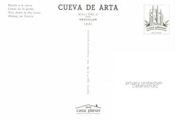 Hoehlen Caves Grottes Cueva de Arta Mallorca Bajada – Bild 2
